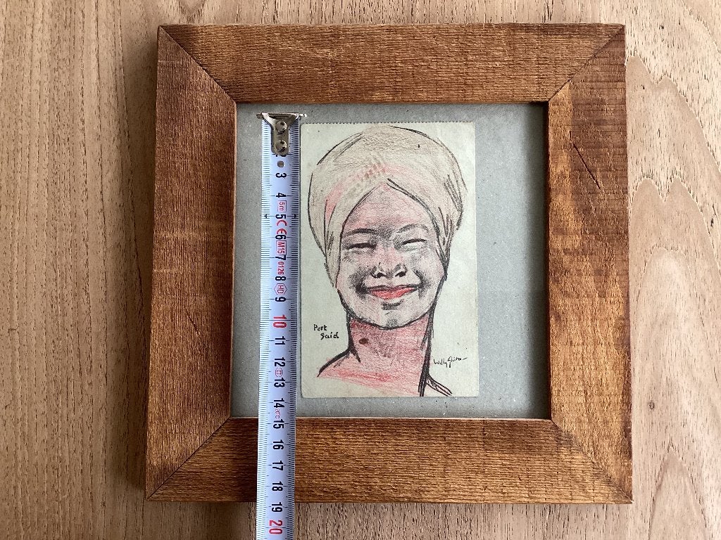 Willy Sluiter, 6x originele gesigneerde schetsen., Antiek en Kunst, Ophalen, Nederlandse school, Portret of Personen, Tekening