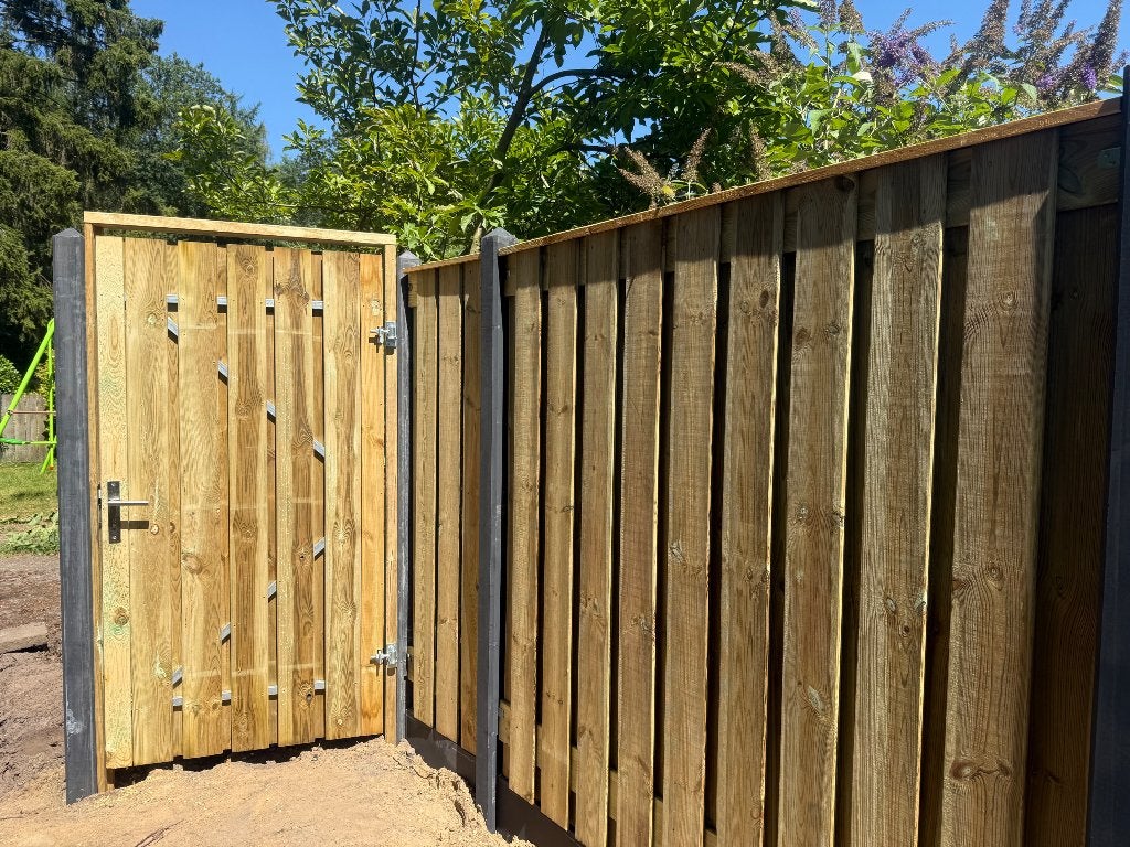 Hout-beton schuttingen, Gratis offerte!, Tuin en Terras, Schuttingen, Ophalen, 1 tot 2 meter, Niet van toepassing, 6 meter of meer