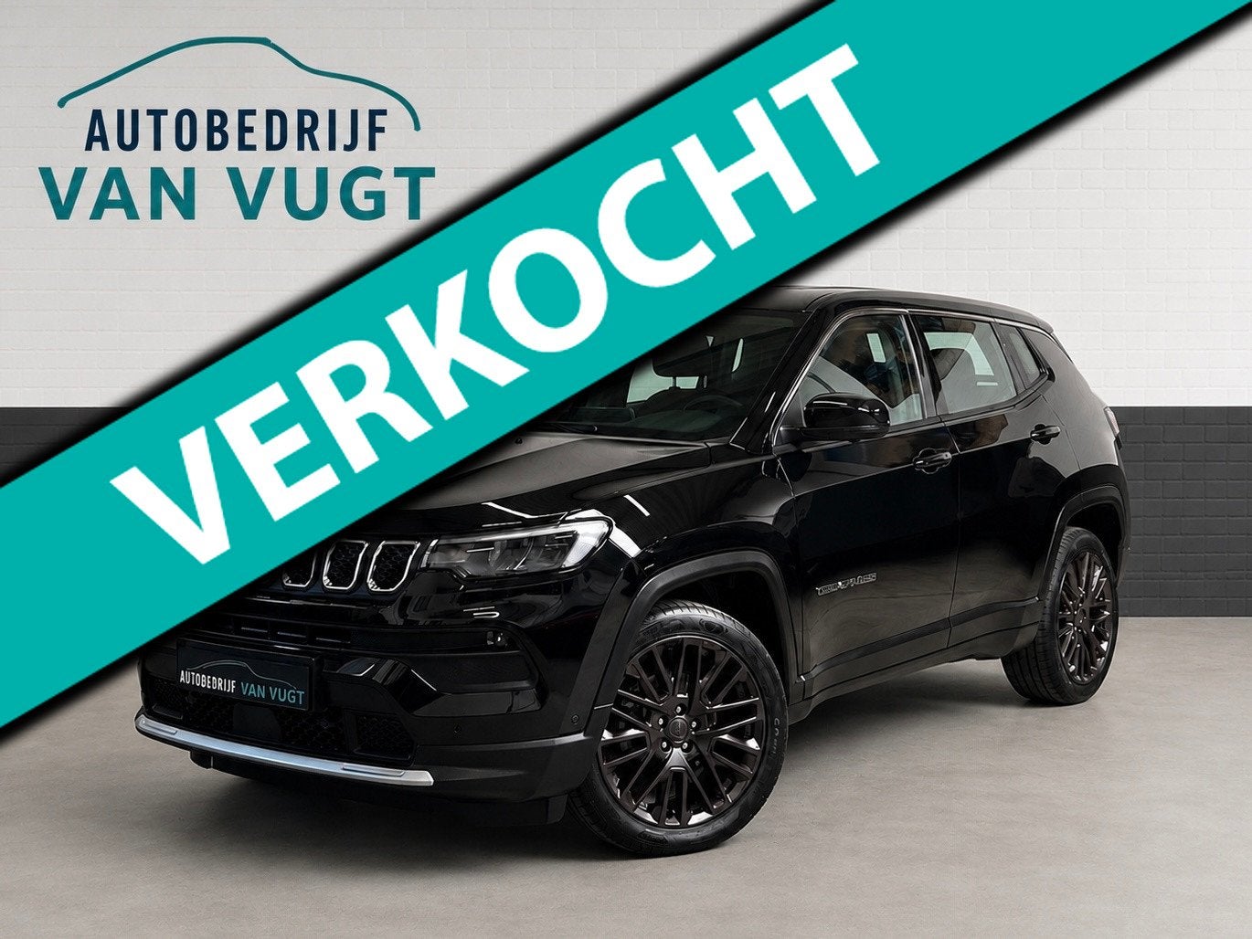 Jeep COMPASS 1.5T e-Hybrid. 360 camera, Apple Android, pdc, Auto's, Jeep, Gebruikt, Leder en Stof, Zwart, Bedrijf
