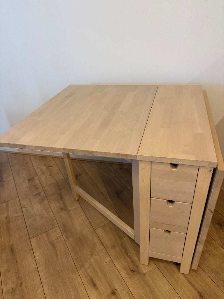 IKEA NORDEN Gateleg Tafel - Berken - Ruimtebesparend, Huis en Inrichting, Tafels | Eettafels, Ophalen, Overige materialen, 50 tot 100 cm