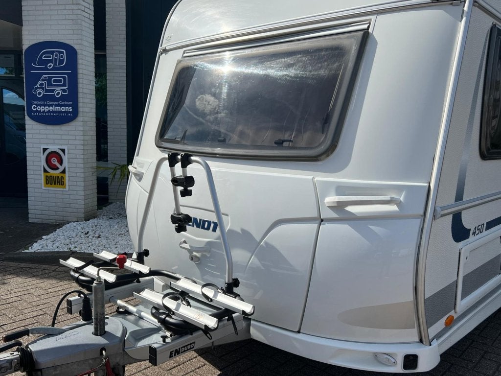 Fendt Saphir 450 SQB voortent cassette luifel, Caravans en Kamperen, Bedrijf, Treinzit, 5 tot 6 meter, Tot en met 4