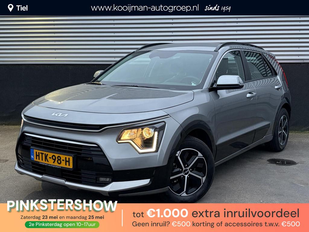 Kia Niro 1.6 GDi Hybrid DynamicLine 1e eign NL-auto, Navigat, 1374 kg, Gebruikt, Euro 6, 129 pk
