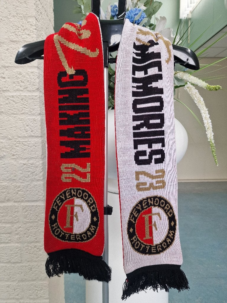 Feyenoord Sjaal 22-23 Making Memories, Ophalen of Verzenden, Zo goed als nieuw, Feyenoord, Vaantje of Sjaal