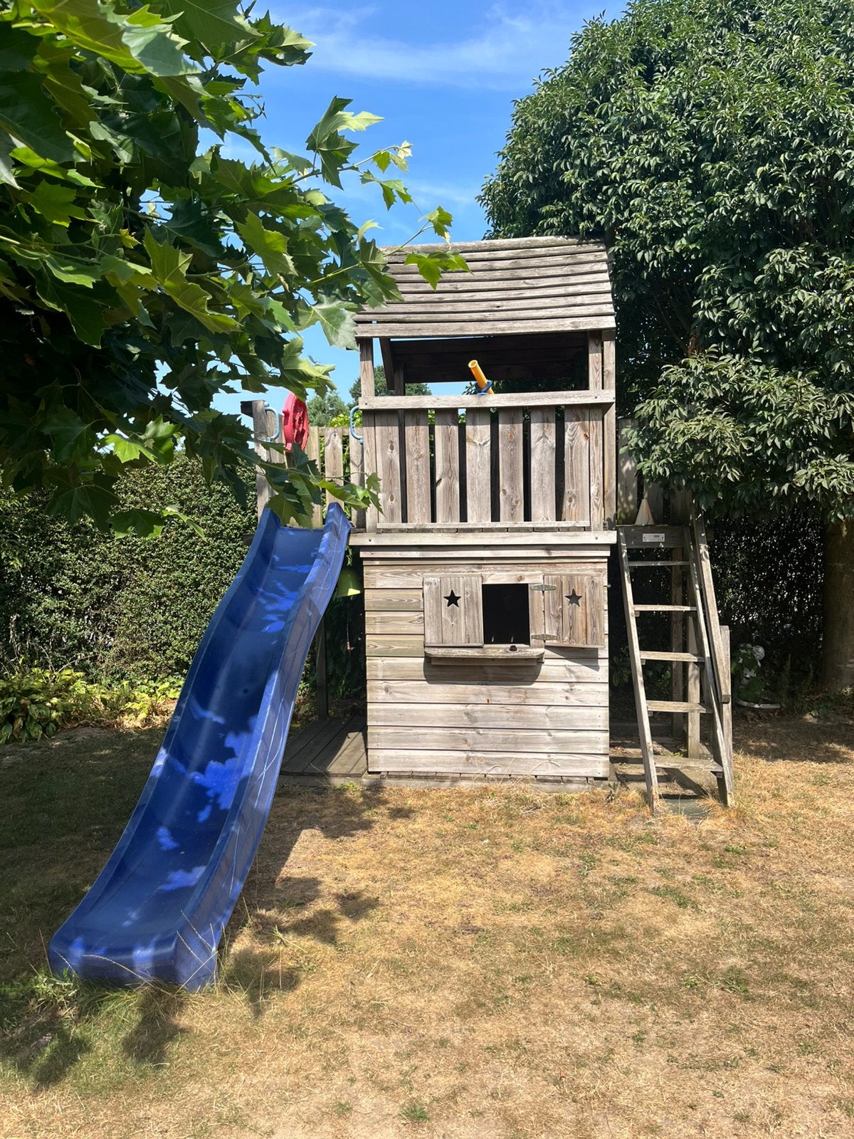 Speelhuis 2019 zelf afbreken, Ophalen, Gebruikt, Hout