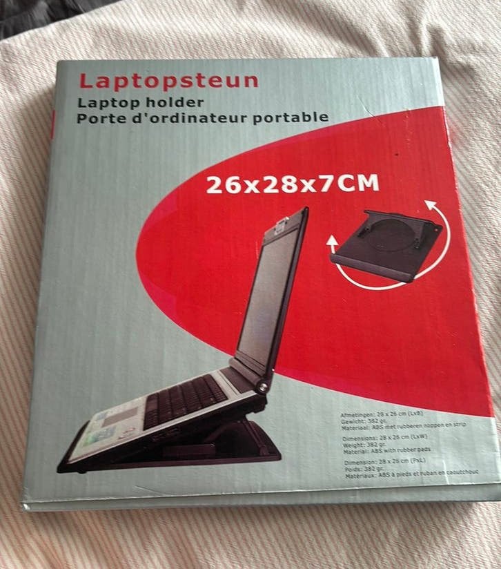 Laptopsteun, Ophalen of Verzenden, Nieuw, In hoogte verstelbaar