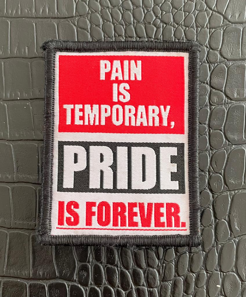 Klittenband embleem PRIDE is forever, Ophalen of Verzenden