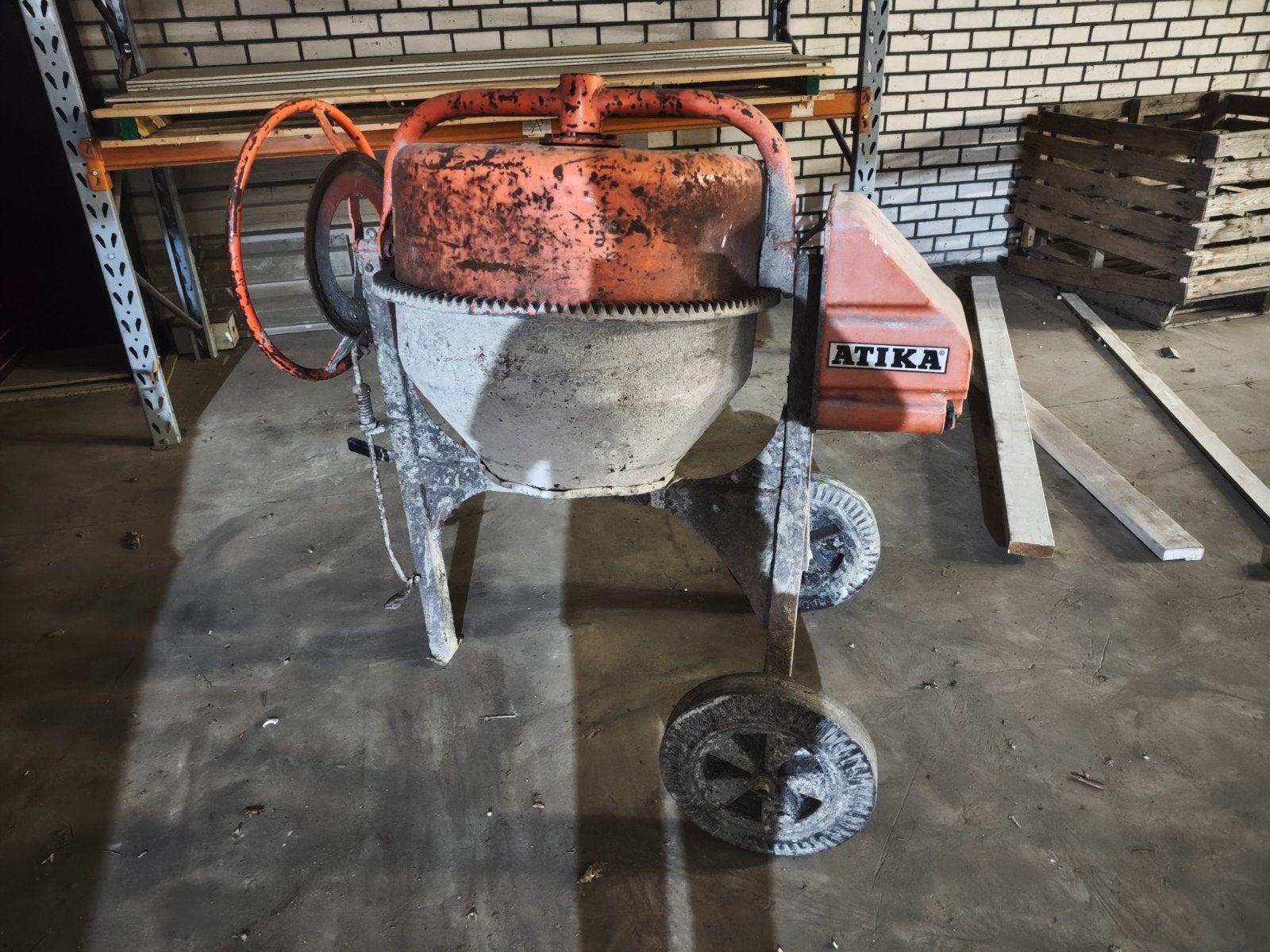 Atika 185 Expert Betonmolen - 185 Liter, Ophalen