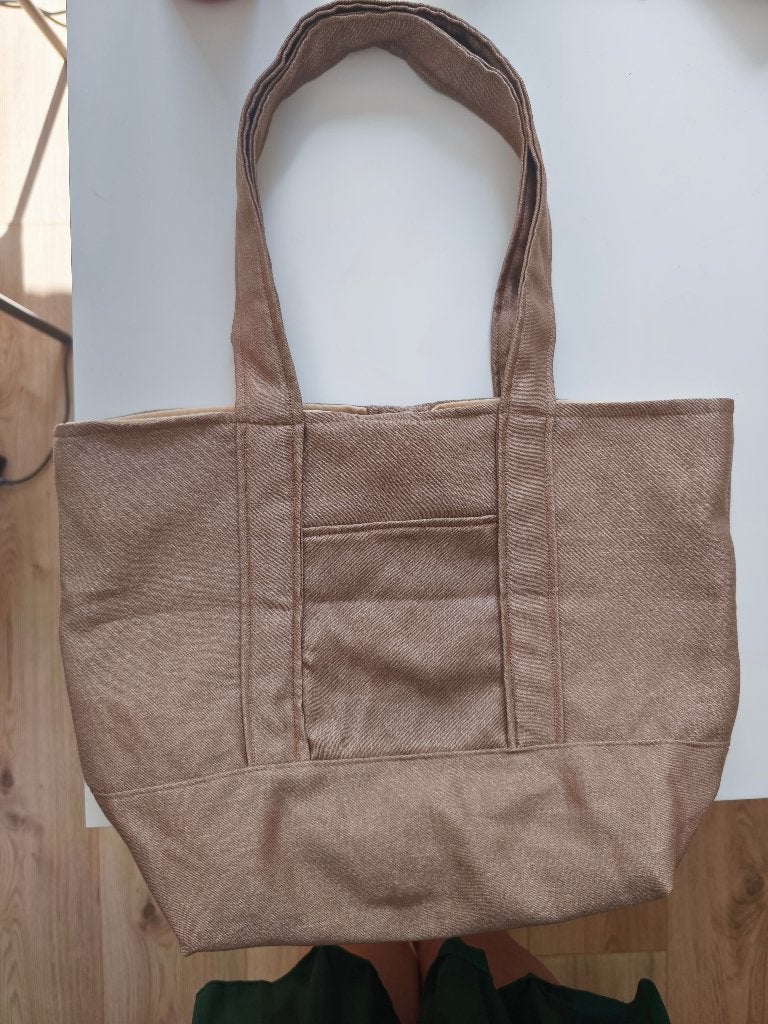 Handmade Bronze Color Tote Bag, Verzenden, Nieuw, Bruin, Shopper