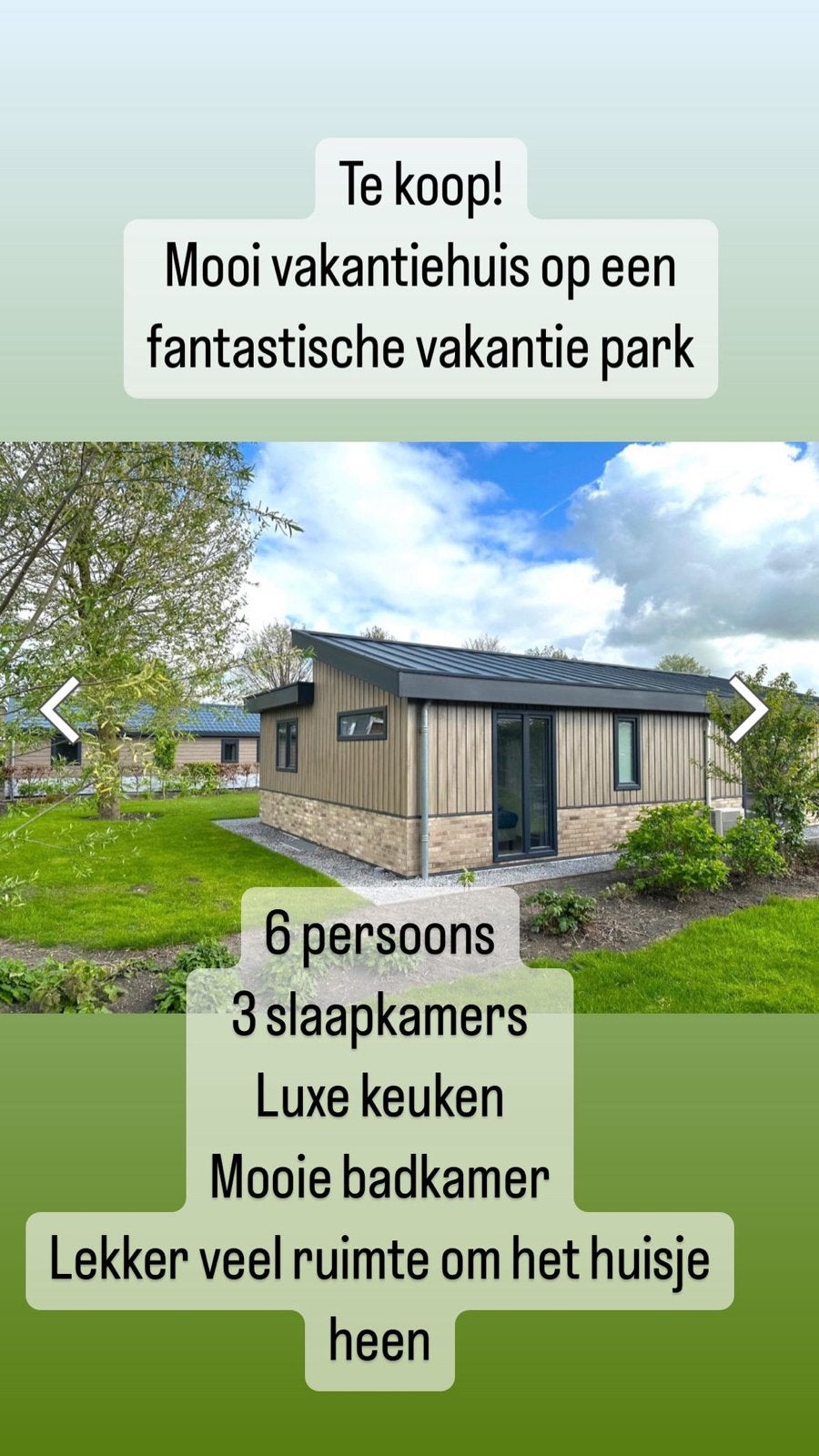 6 persoons vakantie woning recreatie park zuiderzee, Recreatiepark, Flevoland, Afwasmachine, Chalet, Bungalow of Caravan