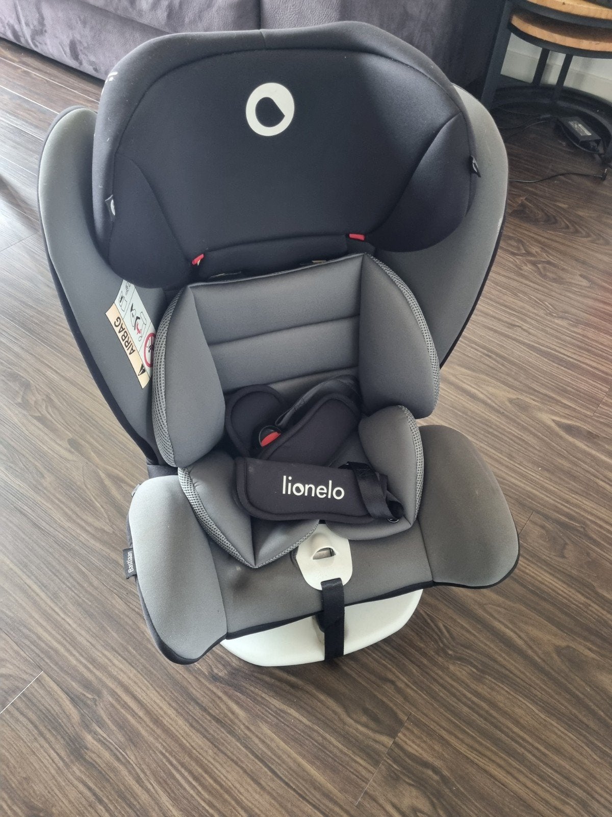 Lionelo Bastiaan Autostoel 0-36 kg - Zwart/Grijs, Ophalen, Overige merken, Slaapstand, Isofix
