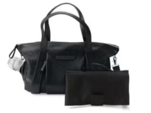 NIEUW! Storksak + Bugaboo leren luiertas zwart €139.99, Ophalen of Verzenden, Nieuw, Schoudertas
