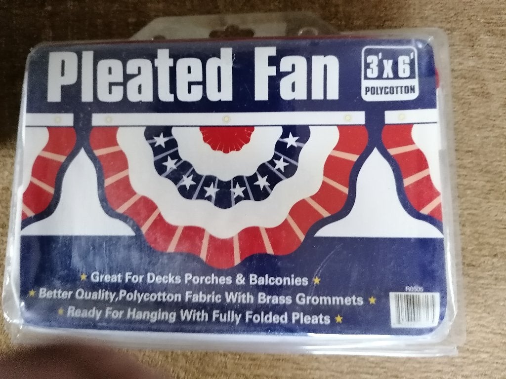 Een amerikaanse vlag voorbij een festival, Diversen, Vlaggen en Wimpels, Ophalen of Verzenden, Nieuw