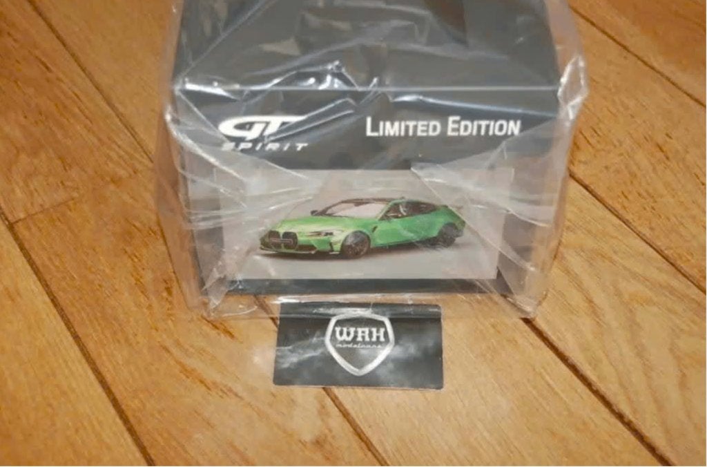 1:18 BMW M4 COMPETITION green G82 GT spirit GT367 WRH, Verzenden, Zo goed als nieuw, Auto, Overige merken