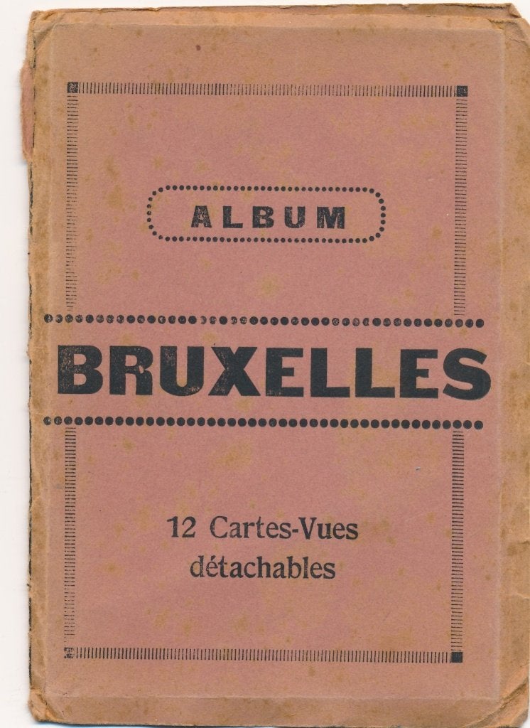 Oude foto's Brussel 1920-1940, Ophalen of Verzenden, 1920 tot 1940, Ongelopen, Brussel (Gewest)