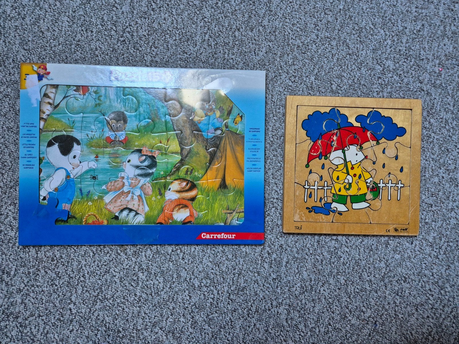 Nieuw plastic kinderpuzzel van Carrefour, Kinderen en Baby's, Ophalen of Verzenden, Minder dan 10 stukjes, Nieuw, 2 tot 4 jaar