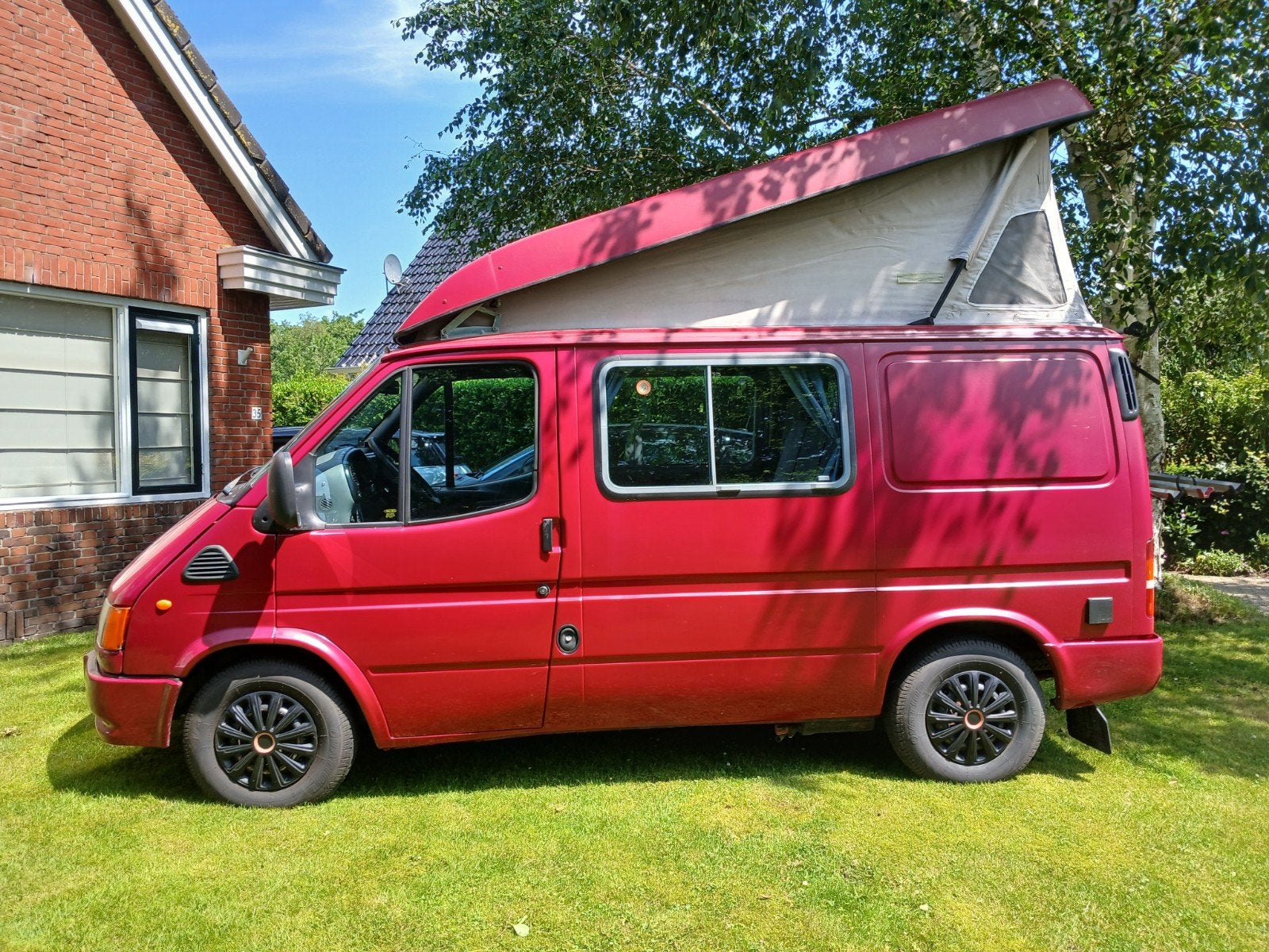 Leuke originele Ford Transit camperbus - Diesel 1999, Caravans en Kamperen, Campers, Particulier