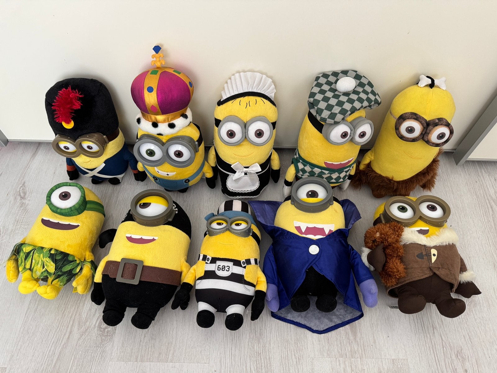 10 minion knuffels, Ophalen of Verzenden, Zo goed als nieuw