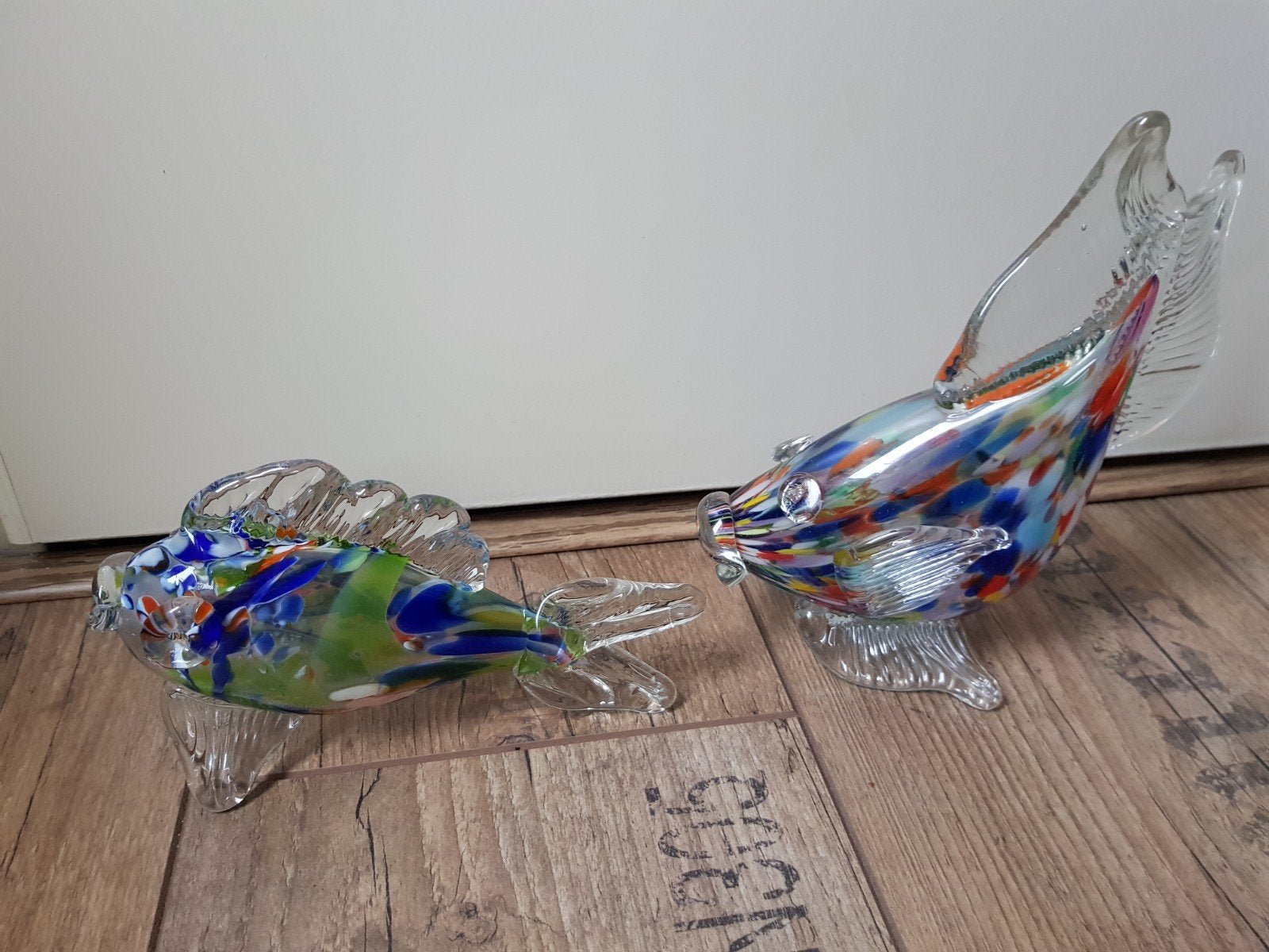 murano vis / vissen van glas / design glaswerk, Antiek en Kunst, Glas, Object, Ophalen of Verzenden, Handgemaakt