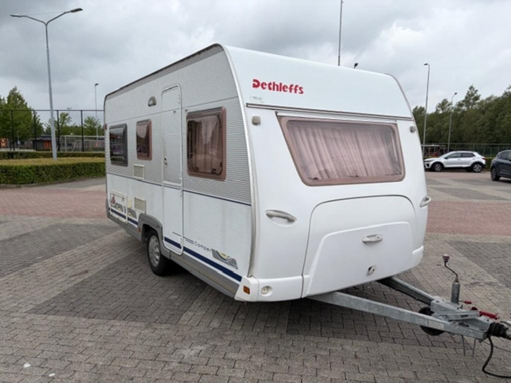 Dethleffs Camper model 460 Isabella voortent/mover/douche, Ringverwarming, Overige typen, Bedrijf, Treinzit