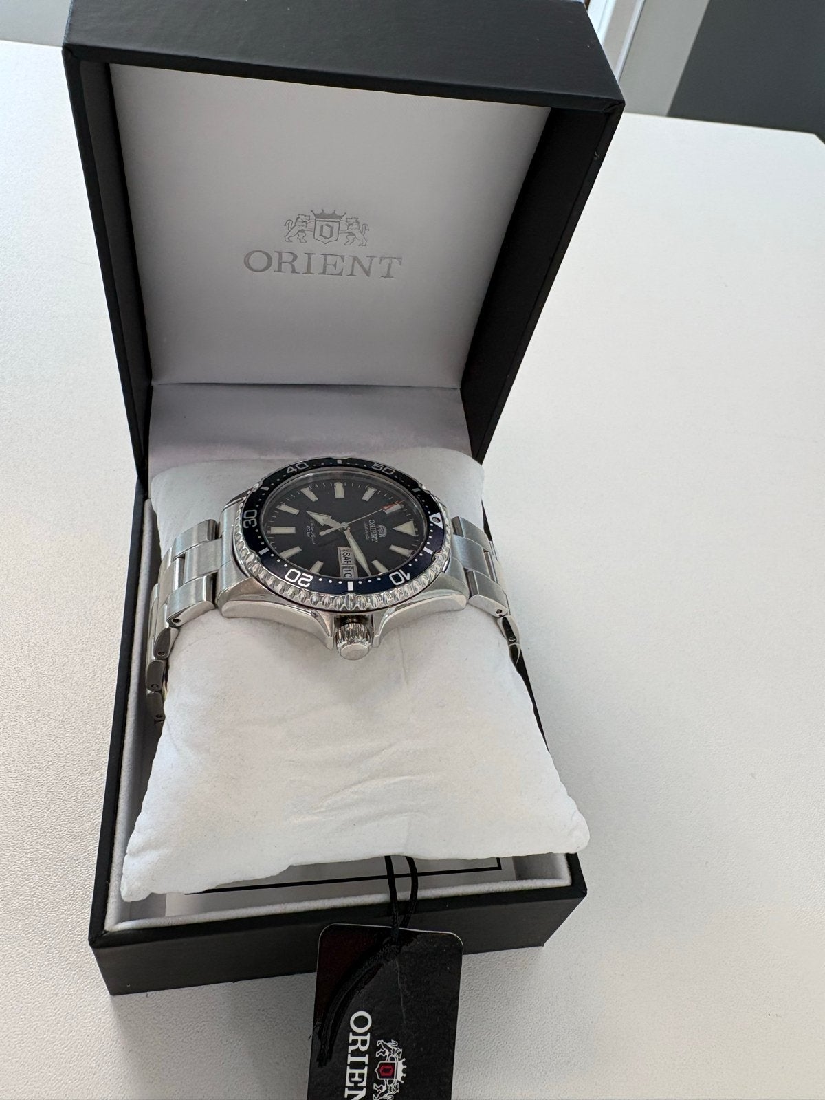 Nieuw Oriënt Herenhorloge - Nieuwwaarde 300 euro, Overige merken, Staal, Polshorloge, Nieuw