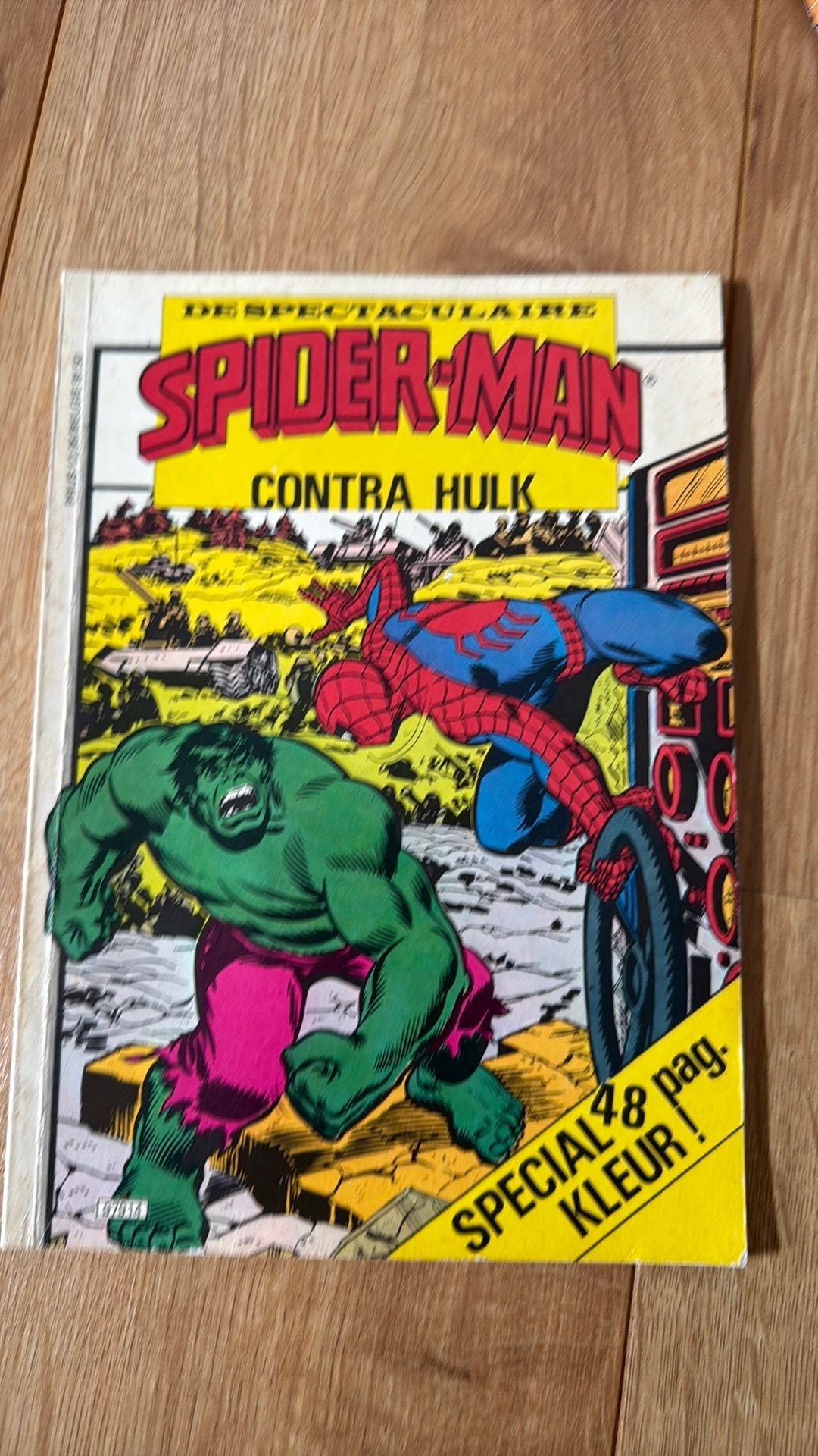 Spider-Man Contra Hulk (1979) Marvel Special – 48 pagi kl, Eén comic, Ophalen of Verzenden, Gelezen, Amerika