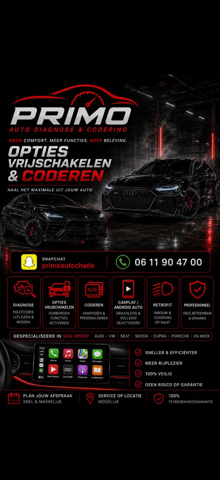 VAG diagnose cupra volkswagen audi skoda lamborghini, Ophalen of Verzenden, Zo goed als nieuw