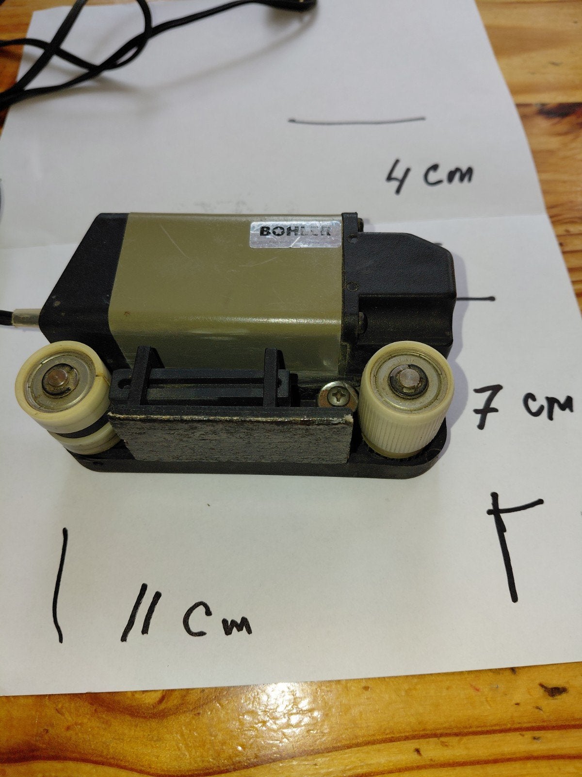 Bohler 12V Mini Bandschuurmachine - Compact en Krachtig, Ophalen of Verzenden, Gebruikt