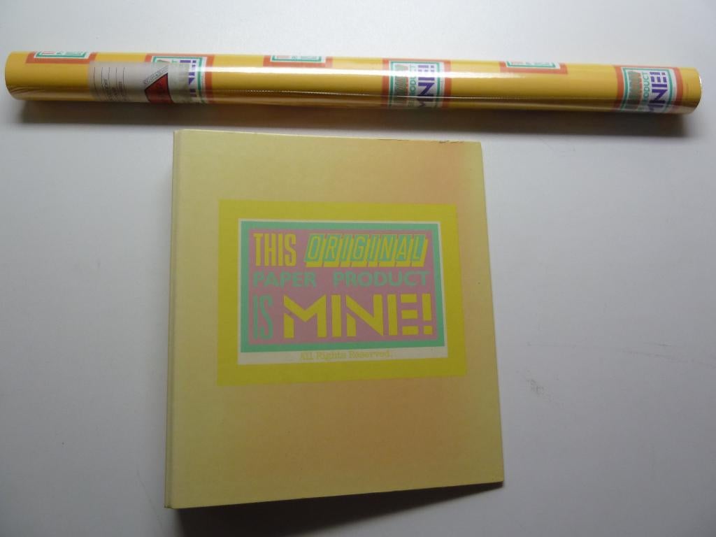 Vintage kaftpapier + ringband 17-rings A5, Ophalen of Verzenden