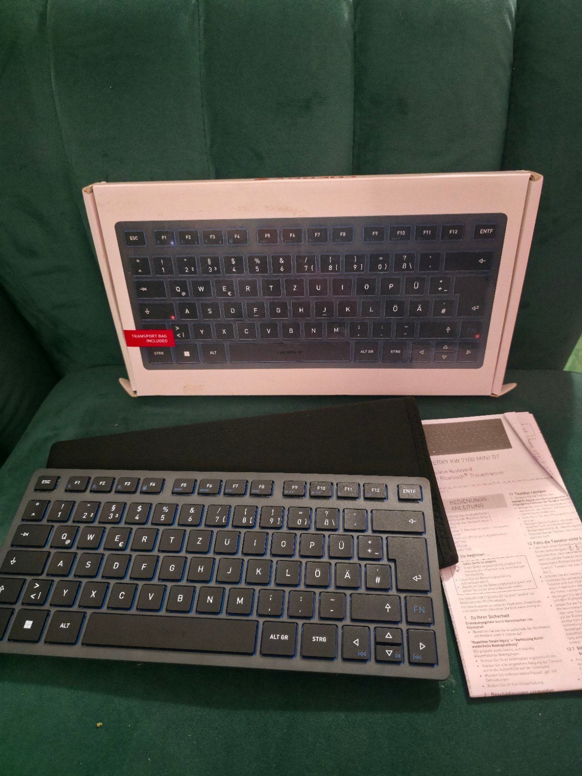 CHERRY KW 7100 MINI BT Draadloos Toetsenbord - Duits (DE / Q, Ophalen of Verzenden, Nieuw