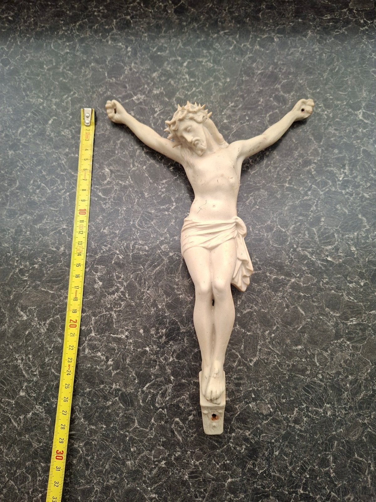 Vintage Jezus Christus beeldje - Religieuze decoratie, Ophalen of Verzenden
