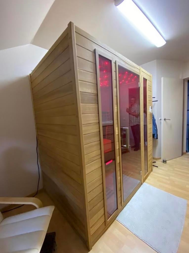 Infrarood sauna - MOET NU WEG!, Ophalen of Verzenden, Zo goed als nieuw, Infrarood, Complete sauna