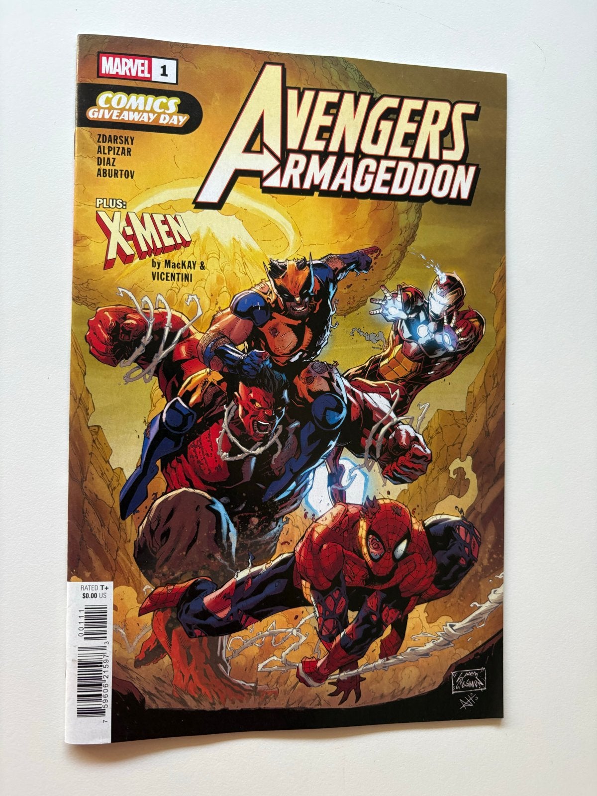 Avengers Armageddon #1 (Marvel Comics Giveaway Day), Eén comic, Ophalen of Verzenden, Zo goed als nieuw, Amerika