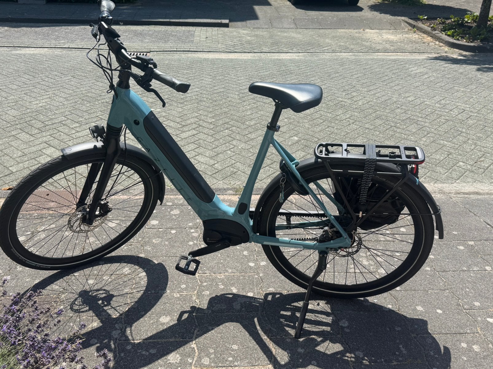 Gazelle Ultimate C5 HMB 625 wh|3.370 km|2024|57 cm, Ophalen, Gebruikt, 50 km per accu of meer, 55 tot 59 cm