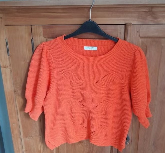 Costes oranje trui korte mouw, Kleding | Dames, Maat 38/40 (M), Oranje, Ophalen of Verzenden, Costes