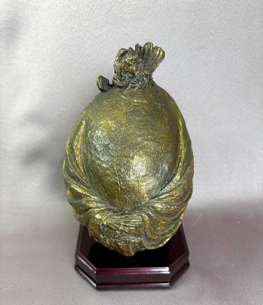 Beeld brons Stormgod (Chinees), Verzenden, Brons, 20 - 50 cm, Op sokkel