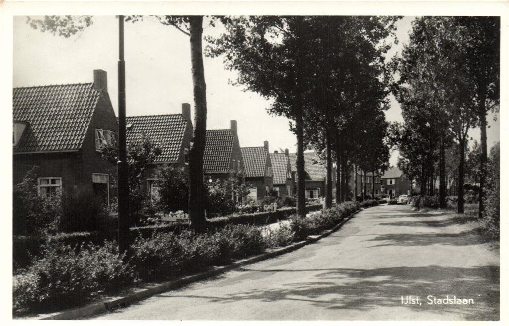IJlst, Stadslaan - auto - 1962 gelopen, Verzenden, 1960 tot 1980, Gelopen, Noord-Brabant