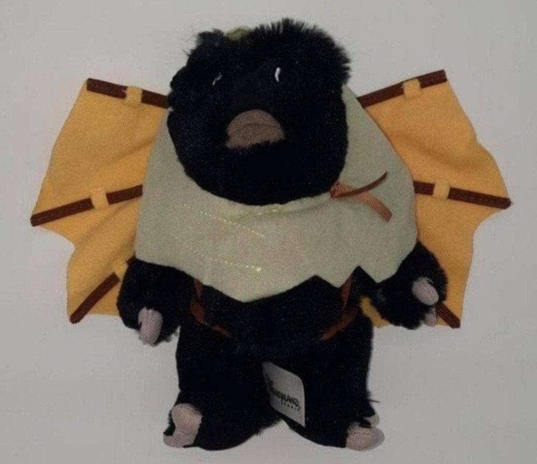 Star Wars Ewok Tokkat met vleugels knuffel Disneyland 20cm, Ophalen of Verzenden, Zo goed als nieuw, Actiefiguurtje