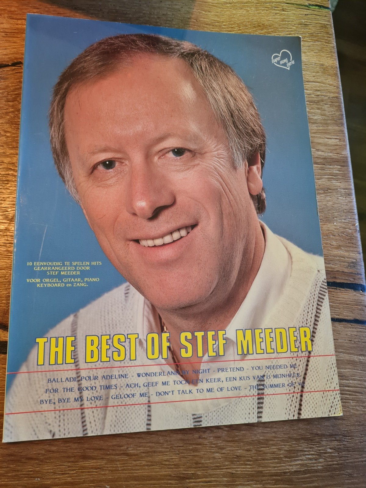 The Best of Stef Meeder - Muziekboek Orgel Gitaar Piano Zang, Ophalen of Verzenden, Artiest of Componist, Populair, Piano