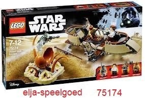 Lego 75174 Desert Skiff Escape 2017 Star Wars. 7-12 jaar, Lego, Nieuw, Ophalen of Verzenden, Complete set