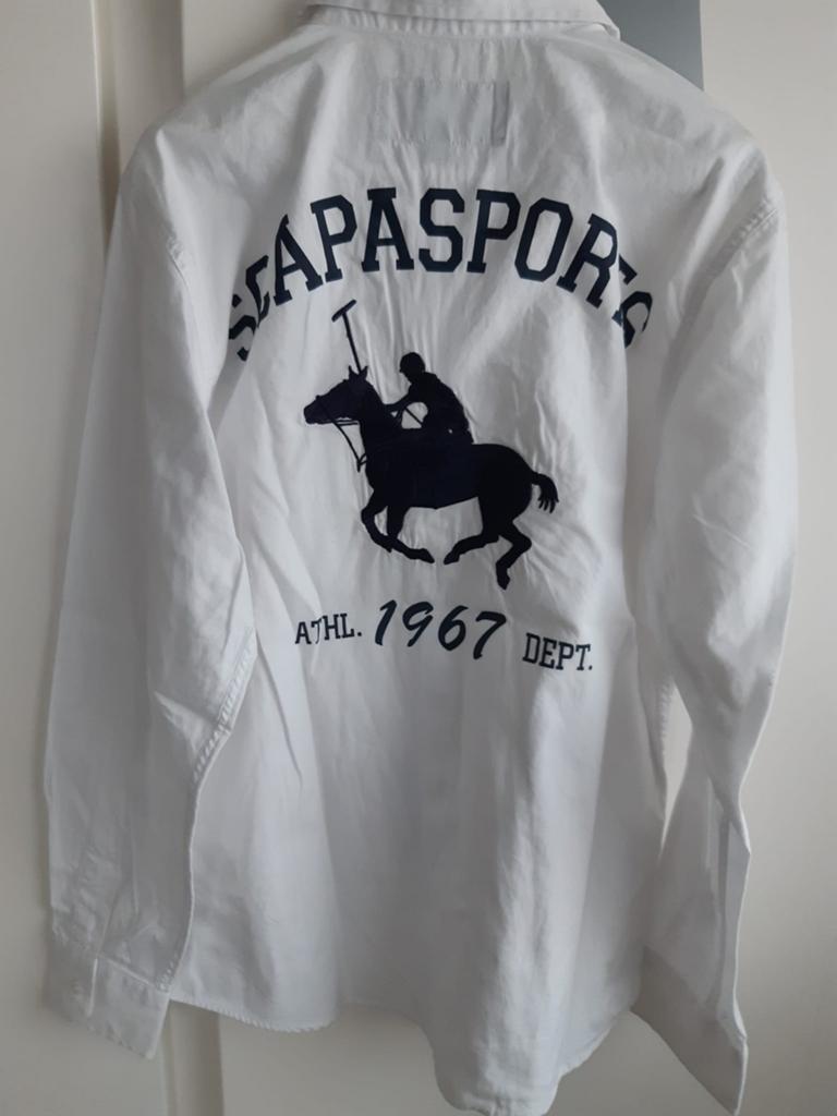 Scapa sports wit overhemd blouse 152, Ophalen of Verzenden
