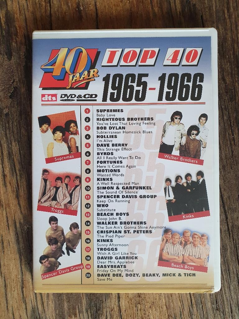 Top 40  van 1965 t/m 1984 compleet op 10 CD's + 10 DVD's, Overige formaten, Ophalen of Verzenden, Pop, Nieuw in verpakking