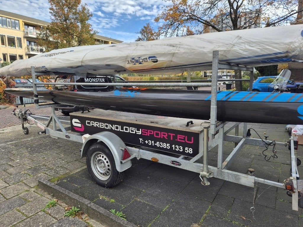Kajak Trailer, Watersport en Boten, Kajaks, Gebruikt, 3-persoons of meer, Ophalen