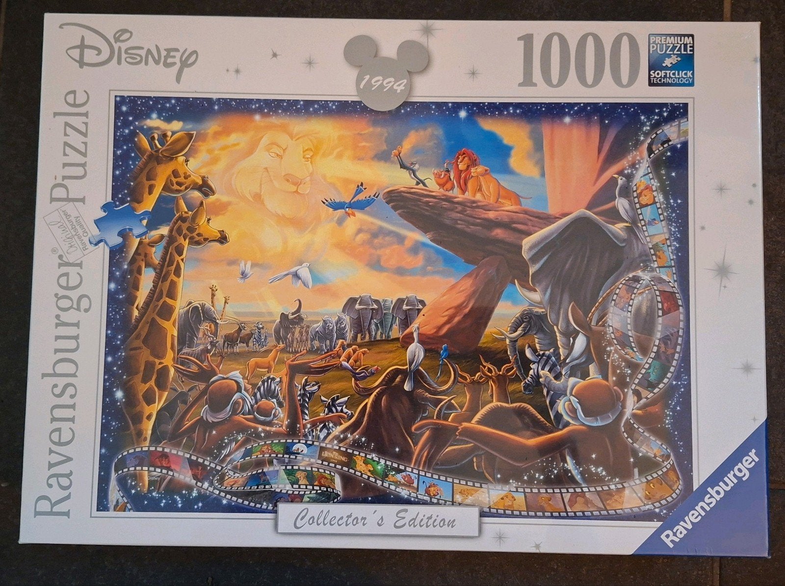2 Disney Ravensburger puzzels 1000 stukjes - Nieuw in folie, Ophalen of Verzenden, 500 t/m 1500 stukjes, Nieuw