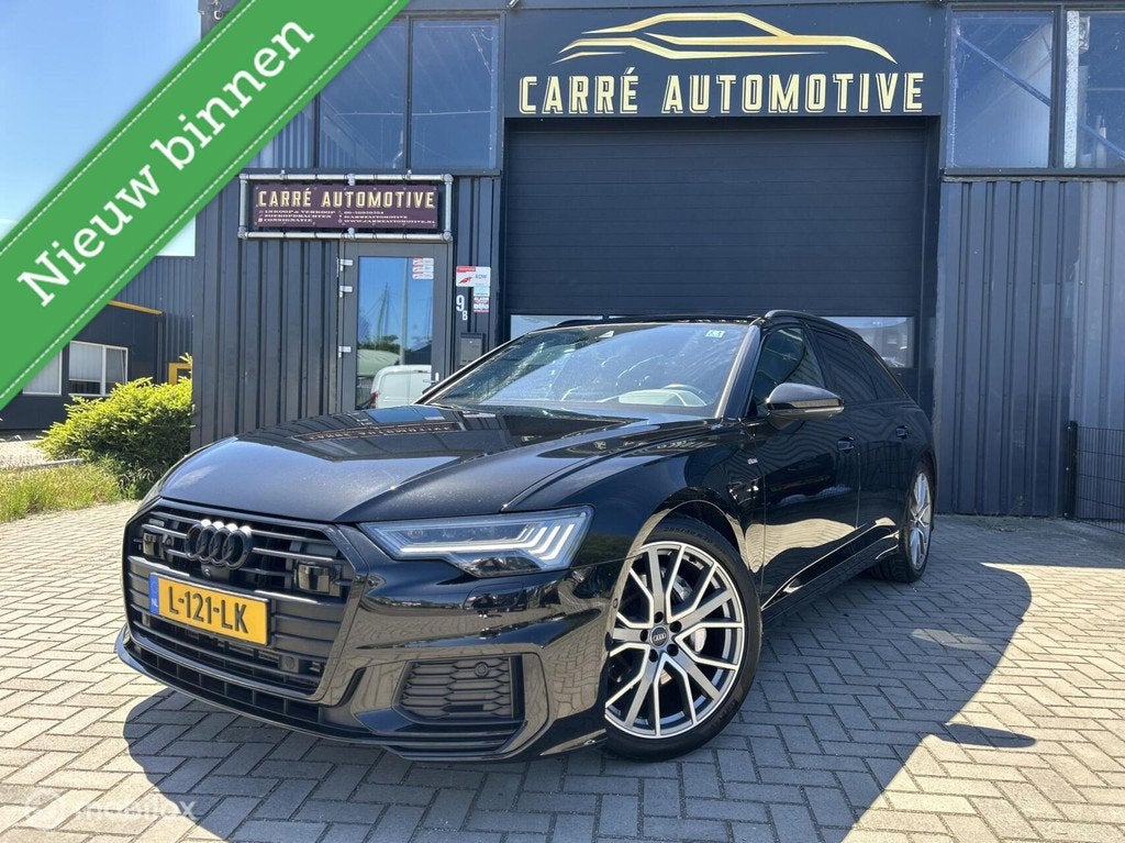 Audi A6 Avant 45 TDI quattro Design Pro S Line Plus|Pano|Luc, Auto's, Audi, Automaat, Gebruikt, Zwart, Diesel