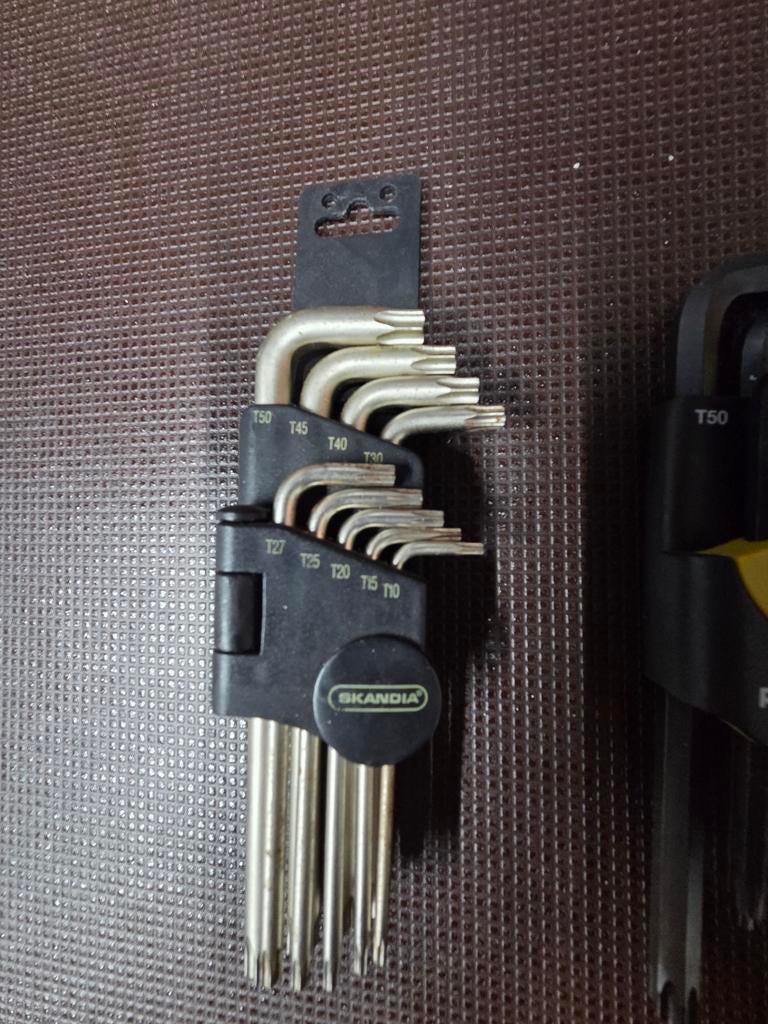 9-delige Skandia Torx Sleutelset - Zo goed als nieuw, Ophalen of Verzenden, Zo goed als nieuw