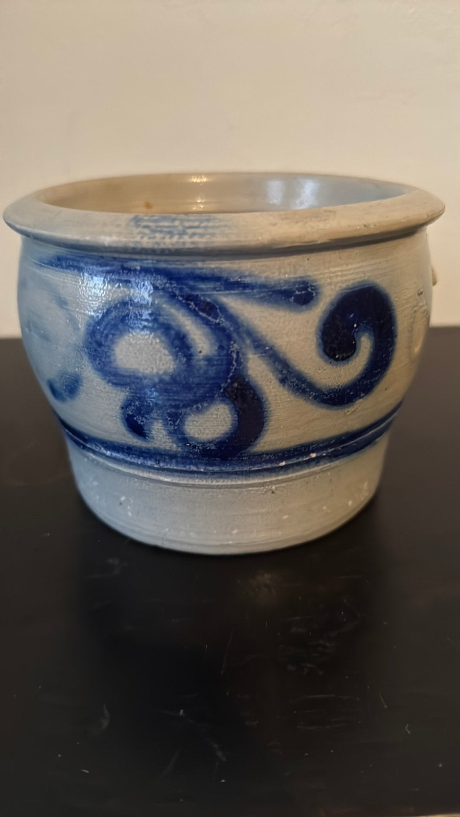 Mooie originele Keulse pot, handgemaakt van aardewerk, Ophalen of Verzenden, Zo goed als nieuw, Overige materialen, Pot, Bus of Blik