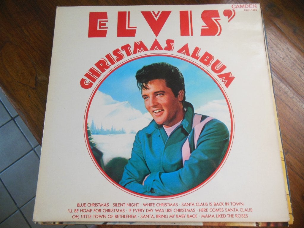 lp kerst rock pop elvis christmas album vinyl record 12inch, Diversen, Ophalen of Verzenden, Zo goed als nieuw