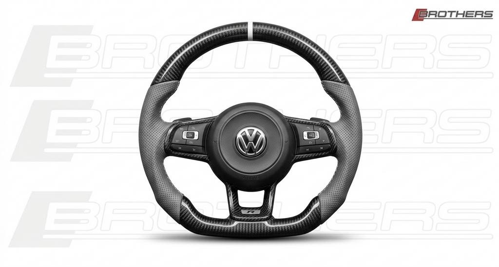 Volkswagen Golf 7 / 7.5 carbon stuur R / R-line / GTI, Auto-onderdelen, Besturing, Volkswagen, Nieuw, Ophalen of Verzenden