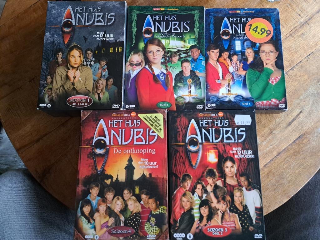 Het Huis Anubis dvd boxen, Alle leeftijden, Ophalen of Verzenden, Zo goed als nieuw, Actie en Avontuur