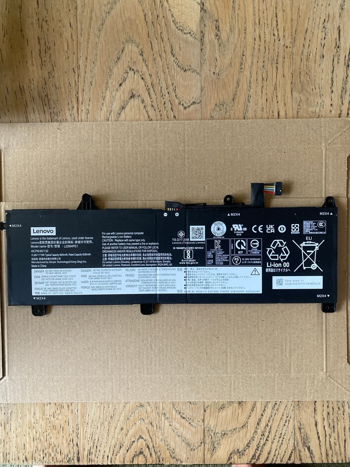 Lenovo L22M4PE1 Laptop Accu - Zo goed als nieuw, Ophalen of Verzenden, Zo goed als nieuw